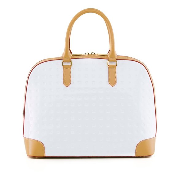 NEW! Arcadia dome satchel crossbody White Bag - Picture 2 of 16